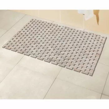 Covoras de baie, WENKO, bambus, 50X80 cm imagine