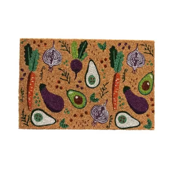 Covoras de intrare All over greens, Decoris, 40 x 60 cm, fibra de cocos/PVC imagine