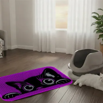 Covoras litiera pentru colectarea granulelor de nisip, Paws & Whiskers, Cat Litter Mat 17, Multicolor imagine