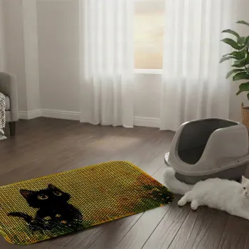 Covoras litiera pentru colectarea granulelor de nisip, Paws & Whiskers, Cat Litter Mat 31, Multicolor imagine