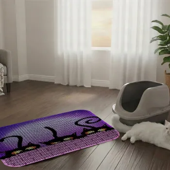 Covoras litiera pentru colectarea granulelor de nisip, Paws & Whiskers, Cat Litter Mat 67, Multicolor imagine