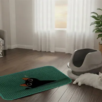 Covoras litiera pentru colectarea granulelor de nisip, Paws & Whiskers, Cat Litter Mat 8, Multicolor imagine