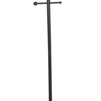 Cuier Camryn, Bizzotto, D35x181.5 cm, otel/beton, negru imagine