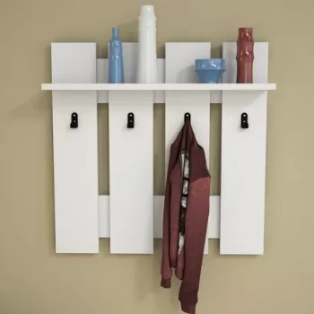 Cuier Carina, Puqa Design, 70x14.5x70 cm, alb imagine