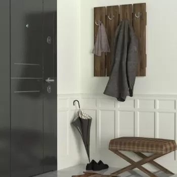 Cuier de perete, Furny Home, Anita, 64.7x80x3.6 cm, Nuc imagine