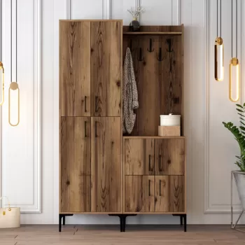 Cuier de perete, Hommy Craft, Berlin BA, 120x200x35 cm, Nuc imagine