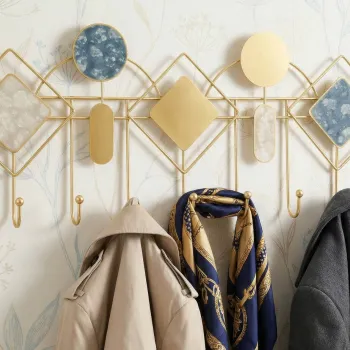 Cuier de perete, Mauro Ferretti, Monday -B, 66.6x4.5x27.5 cm, metal, multicolor imagine