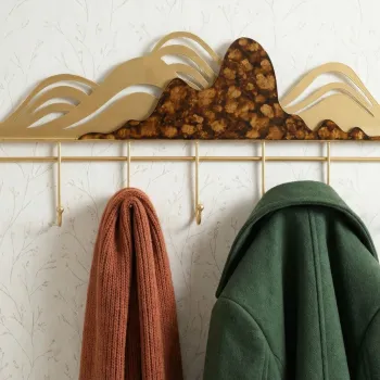 Cuier de perete, Mauro Ferretti, Mountain, 70.7x5x30.5 cm, metal, multicolor imagine