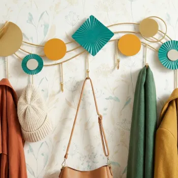 Cuier de perete, Mauro Ferretti, Sunday, 70x5.5x29.5 cm, metal, multicolor imagine