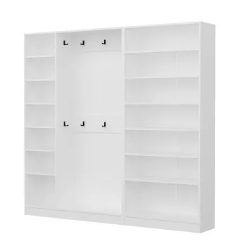 Cuier de perete, Minerva, Noah, 225x210x35 cm, PAL, Antracit imagine