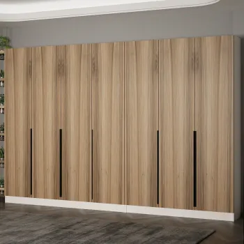 Cuier de perete, Minerva, Noah, 315x210x35 cm, PAL, Maro imagine