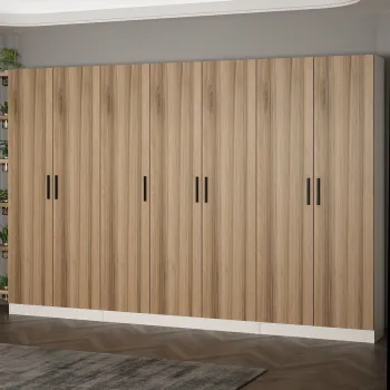 Cuier de perete, Minerva, Noah, 315x210x35 cm, PAL, Maro imagine