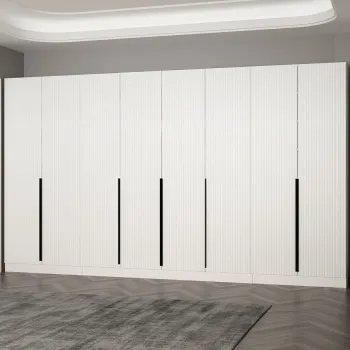 Cuier de perete, Minerva, Noah, 360x210x35 cm, PAL, Alb imagine