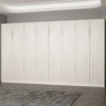 Cuier de perete, Minerva, Noah, 360x210x35 cm, PAL, Alb imagine