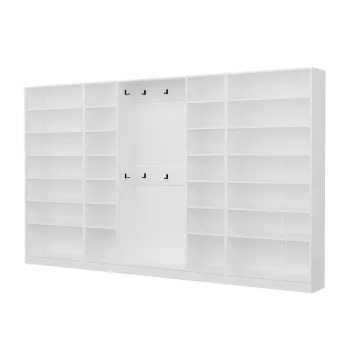 Cuier de perete, Minerva, Noah, 360x210x35 cm, PAL, Antracit imagine