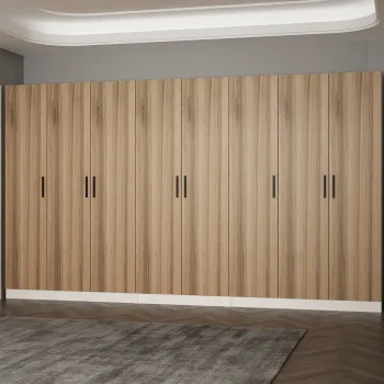 Cuier de perete, Minerva, Noah, 360x210x35 cm, PAL, Maro imagine