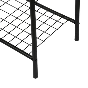 Cuier de perete, Puqa Design, Peter, 169x110x31 cm, Metal, Negru imagine