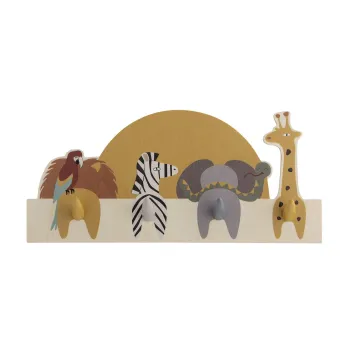 Cuier pentru copii, Bloomingville, Mallen, 40x6x20 cm, FSC 100%, placaj, maro imagine