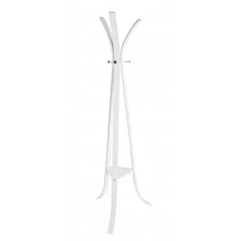 Cuier Triomphe, Bizzotto, 60x60x180 cm, lemn/otel, alb imagine