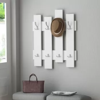 Cuier Wave, Decortie, 64x4x79 cm, alb imagine