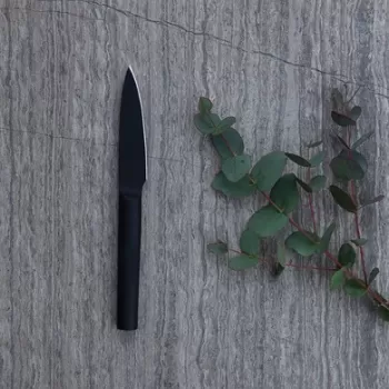 Cutit de curatat BergHOFF, Essentials Kuro, 8.5 cm, inox, negru imagine