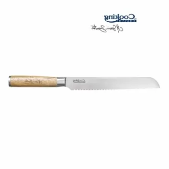 Cutit paine, Heinner Home, 20 cm, inox/lemn accacia, argintiu/natur imagine