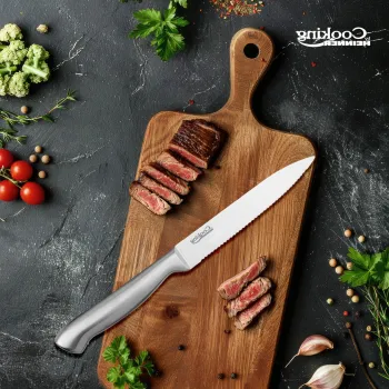 Cutit pentru friptura Stone Chef, Cooking by Heinner, 13 cm, inox, argintiu imagine