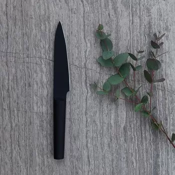 Cutit utilitar BergHOFF, Essentials Kuro, 13 cm, inox, negru imagine