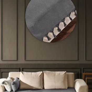 Cuvertura de pat, Asya - Anthracite, Viaden, 70% bumbac/30% poliester imagine