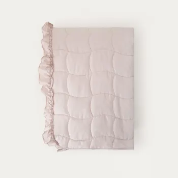 Cuvertura de pat Leona, Homla, 200x220 cm, poliester, crem imagine