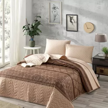 Cuvertura Single 155x200 cm, Creative, Eponj Home, 65% Bumbac/35% Poliester imagine