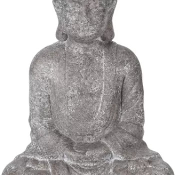 Decoratiune Buddha, 28x17.5x38 cm, oxidat de magneziu imagine