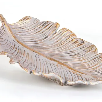 Decoratiune, CY0316, 42x5x21 cm, Poliester, Bej imagine