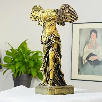 Decoratiune, CY0335, 38x27x19 cm, Poliester, Maro antichizat imagine