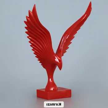 Decoratiune, CY0356, 31x23 cm, Poliester, Rosu imagine