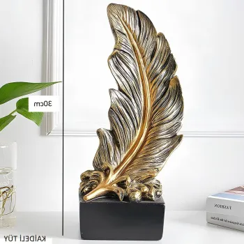 Decoratiune, CY0364, 30x10 cm, Poliester, Maro antichizat imagine