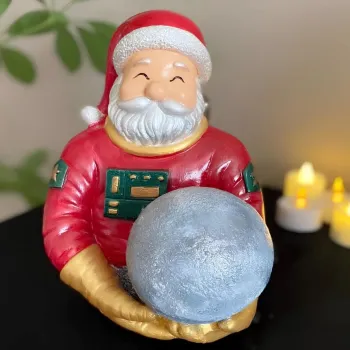 Decoratiune, CY0653, 12x12x20 cm, Poliester, Rosu imagine