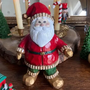 Decoratiune, CY0667, 15x15x25 cm, Poliester, Rosu imagine