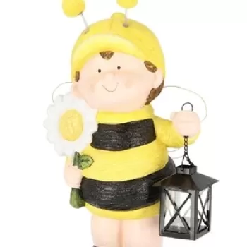 Decoratiune de gradina Apiary Boy, Bizzotto, 23.5 x 39.5 cm, magneziu imagine