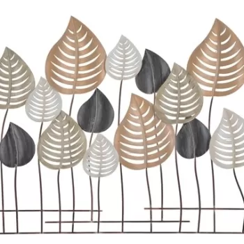 Decoratiune de perete 3D Otip A, Mauro Ferretti, 103.5x84 cm, fier, multicolor imagine