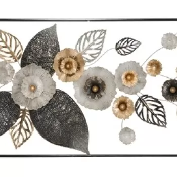 Decoratiune de perete 3D Plus, Mauro Ferretti, 120x59 cm, fier imagine