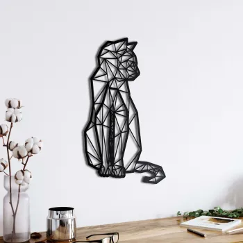 Decoratiune de perete, 5029, Metal, Dimensiuni: 31 x 46 cm, Negru imagine