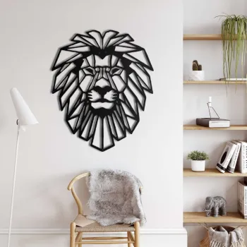 Decoratiune de perete, 5087, Metal, Dimensiune: 50 x 60 cm, Negru imagine