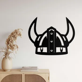 Decoratiune de perete, 5255, Metal, Dimensiune: 37 x 45 cm, Negru imagine