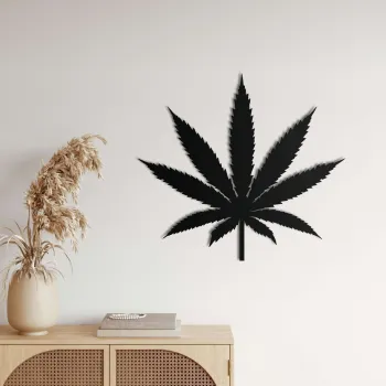Decoratiune de perete, 5376, Metal, Dimensiuni: 75 x 67 cm, Negru imagine