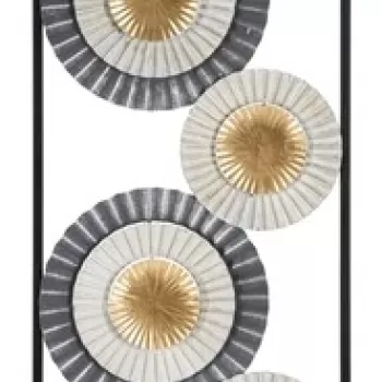 Decoratiune de perete, Art A, Mauro Ferretti, 32x90 cm, fier imagine