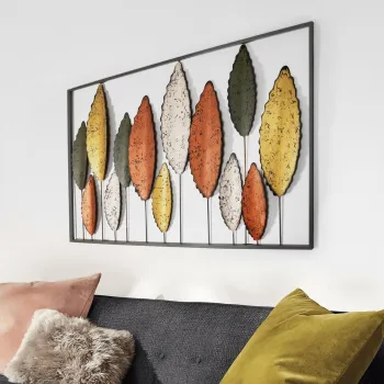 Decoratiune de perete, Bilgen -4, Metal, Grosime: 0,6 mm, Multicolor imagine