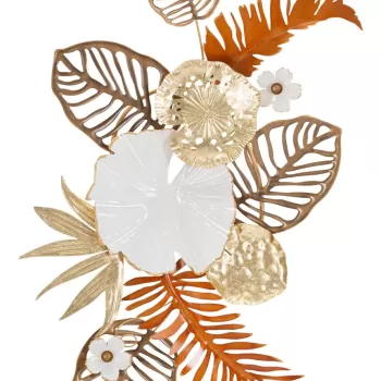 Decoratiune de perete Bouquet, Mauro Ferretti, 50.8 x 87 cm, fier, multicolor imagine
