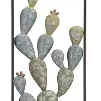 Decoratiune de perete Cactus -A, Mauro Ferretti, 31x90 cm, fier imagine