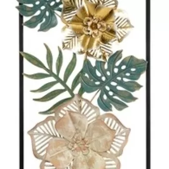 Decoratiune de perete Campur -A, Mauro Ferretti, 31x90 cm, fier, multicolor imagine